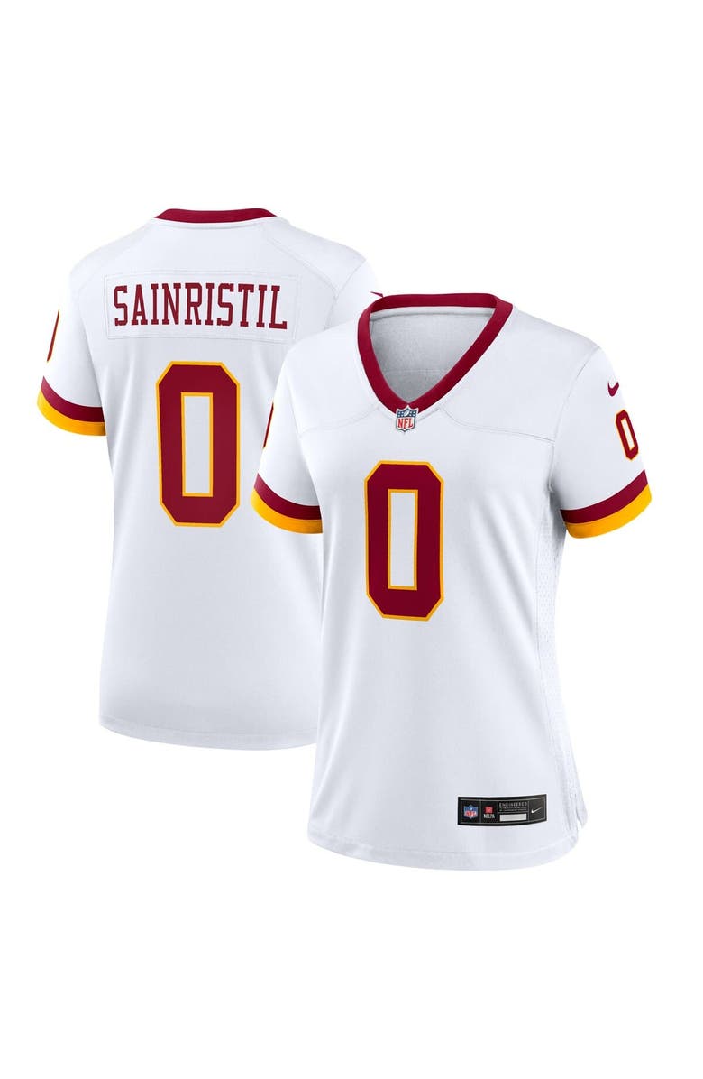Nike Women's Nike Mike Sainristil White Washington Commanders Game Super Bowl Era Jersey, Main, color, White