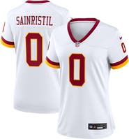 Nike Women's Nike Mike Sainristil White Washington Commanders Game Super Bowl Era Jersey