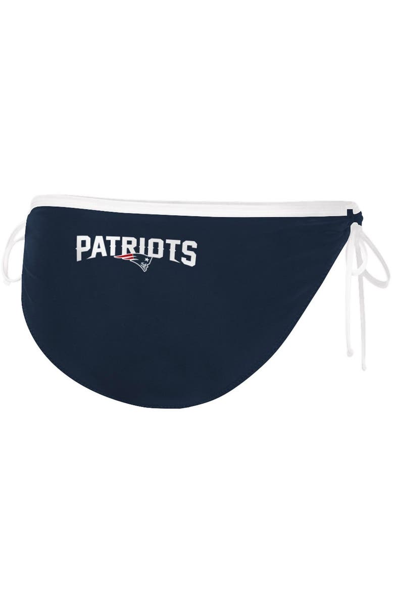 G-III 4HER BY CARL BANKS Women's G-III 4Her by Carl Banks Navy New England Patriots Perfect Match Bikini Bottom, Alternate, color, Navy