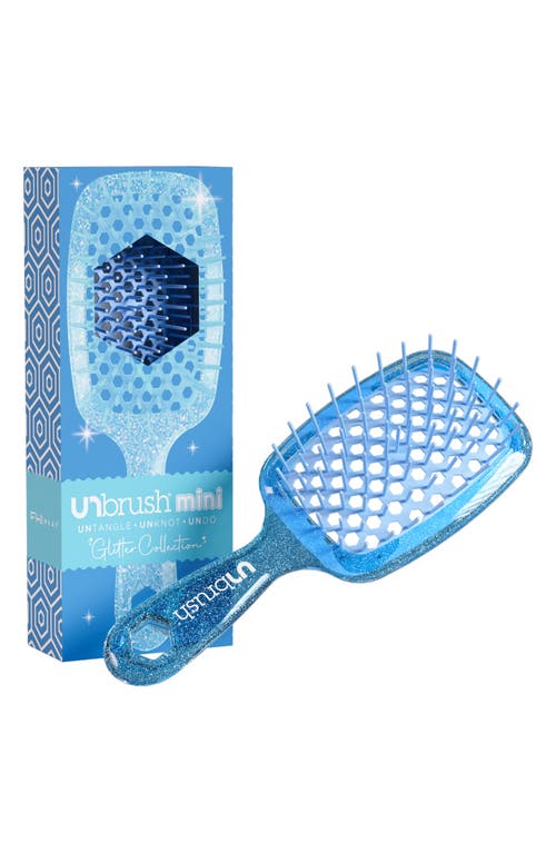 Unbrush Detangling Hair Brush Mini Pastel Collection In Blue