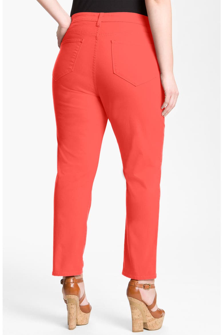 'Alisha' Ankle Jeans, Alternate, color, PERSIMMON