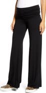 Maternal America Flare Leg Knit Maternity Pants