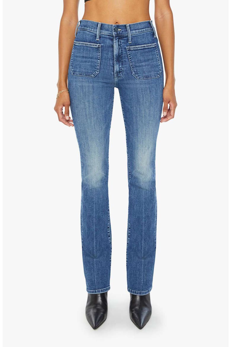 The Insider Sneak High Waist Bootcut Jeans, Main, color, CAVING IN