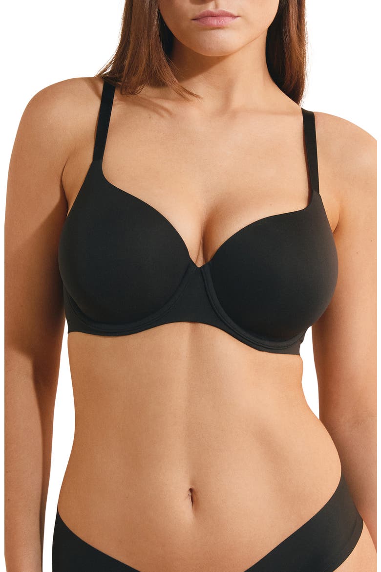Invisible Full Coverage Bra, Alternate, color, BLACK