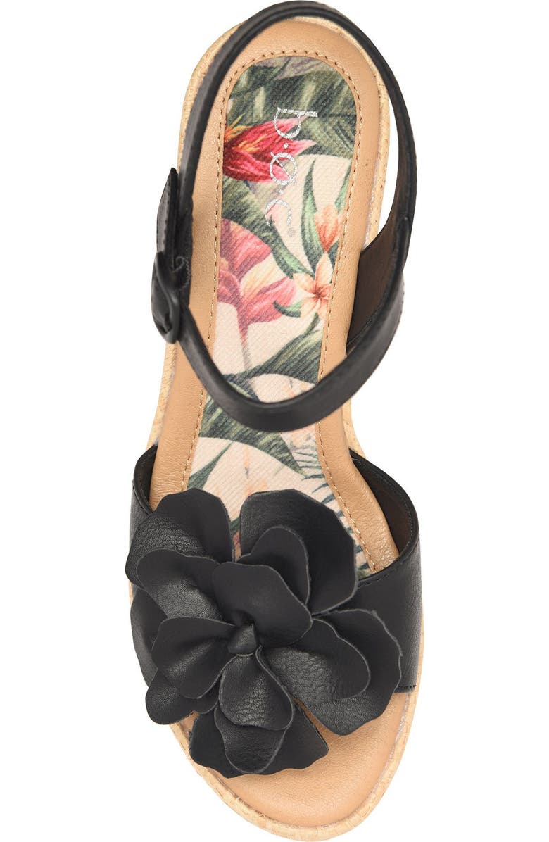 B O C Estella Wedge Sandal, Alternate, color, Black