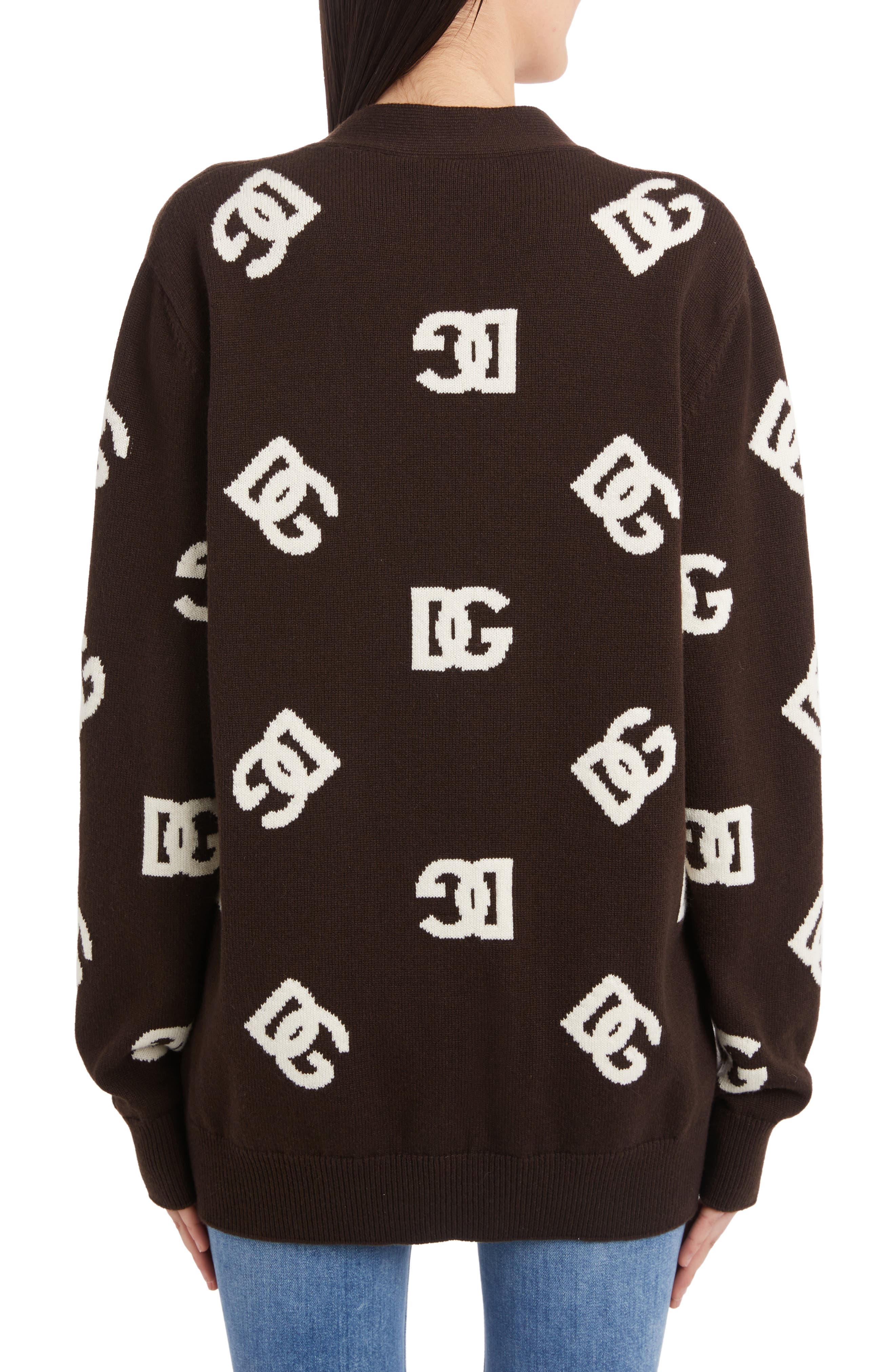 DG Logo Virgin Wool Cardigan - image 2