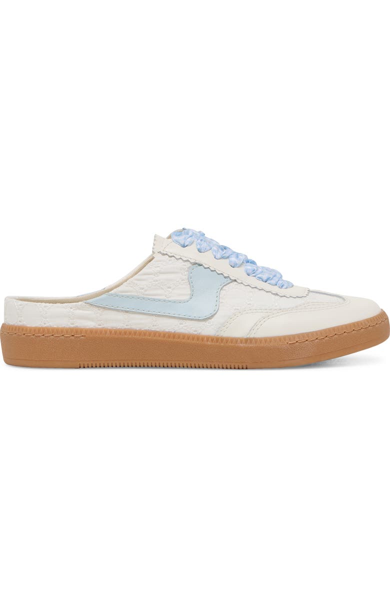 Dolce Vita Notice Mule Sneaker, Alternate, color, White/Blue Eyelet