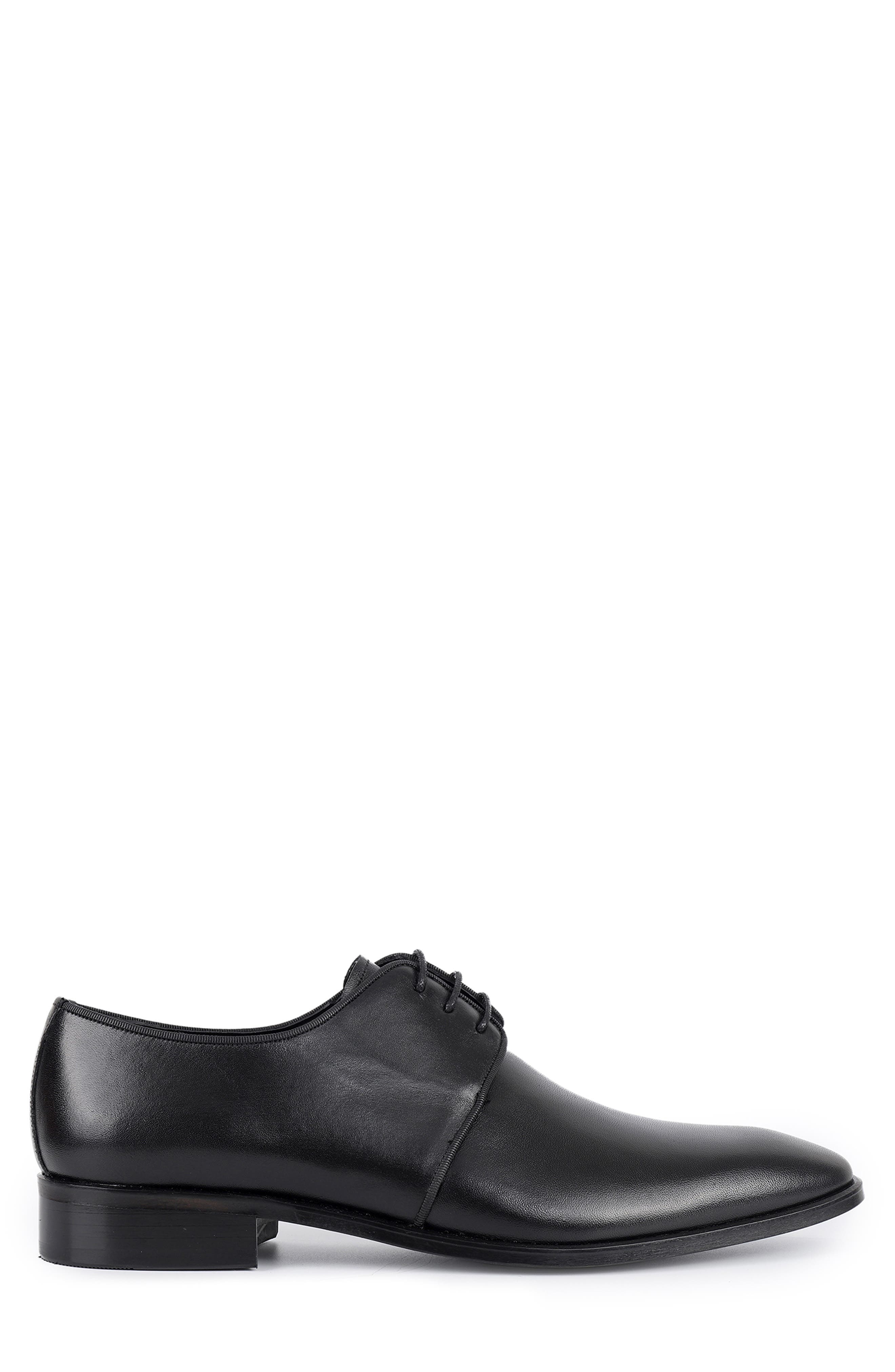 VELLAPAIS Hico Leather Derby, Alternate, color, Black