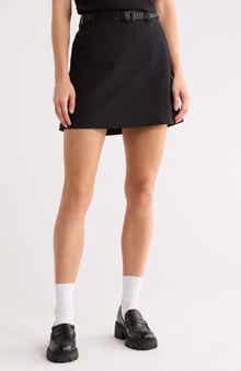 Bernardo Knit Gabardine Skort