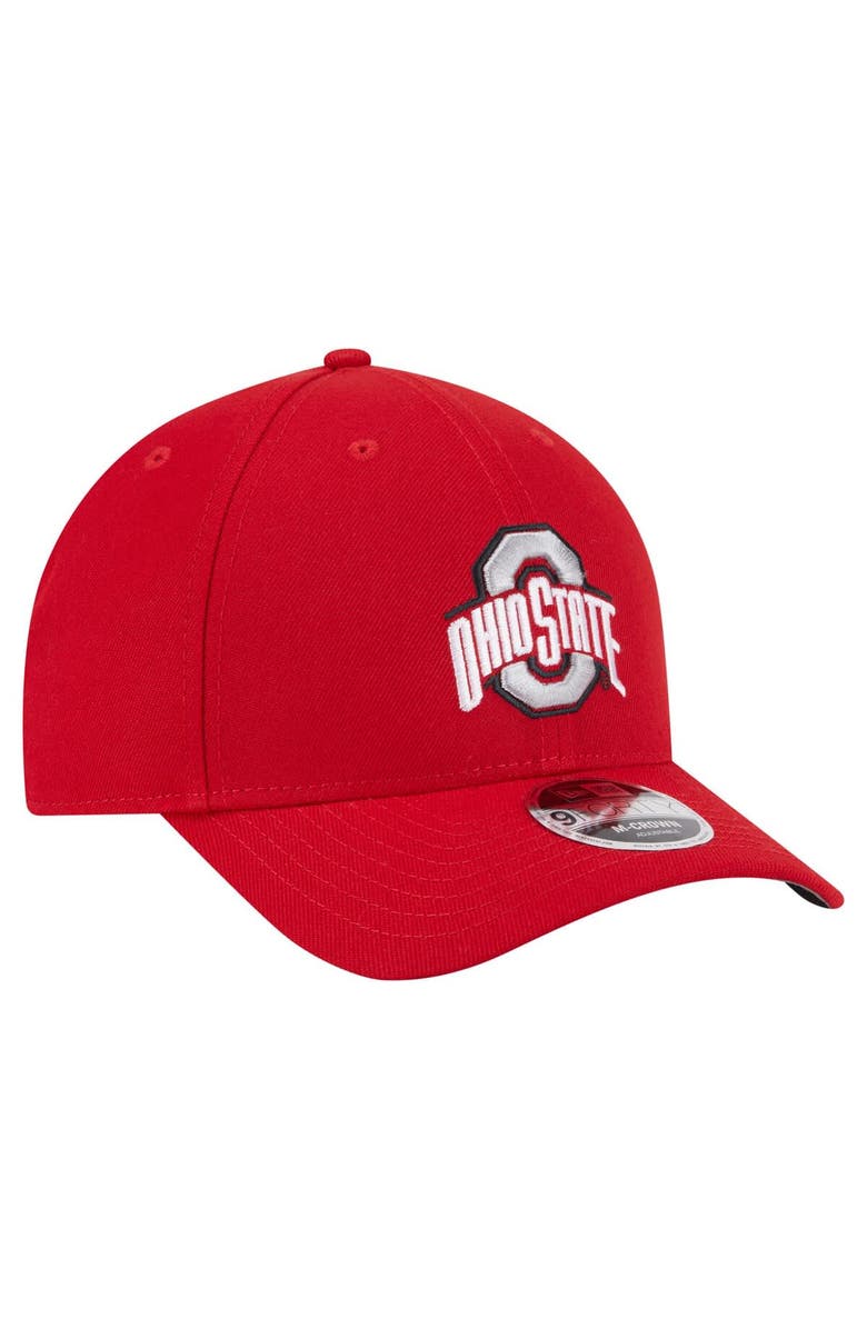New Era Men's New Era Scarlet Ohio State Buckeyes Team Collective 9FORTY M-Crown Adjustable Hat, Alternate, color,