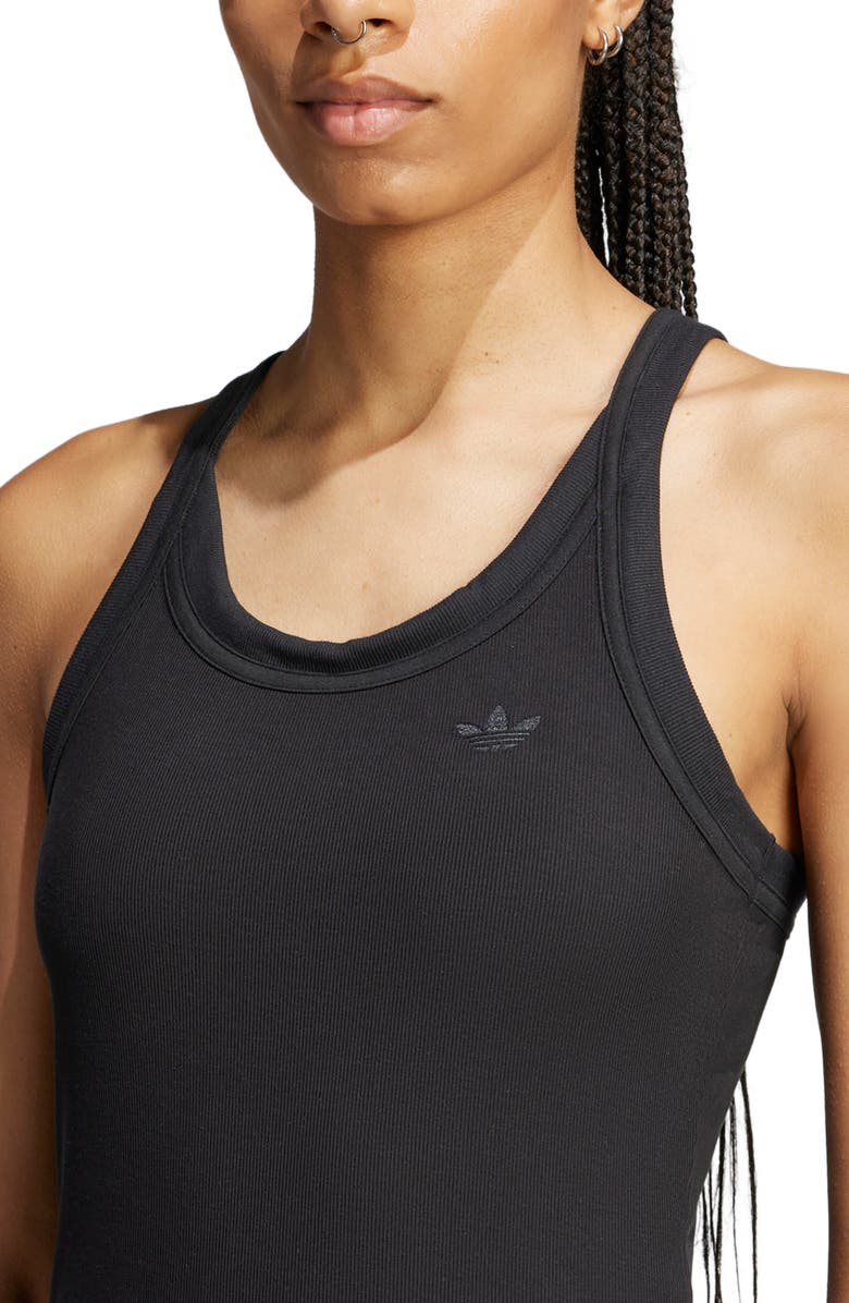 adidas Originals Essentials Racerback Maxi Dress, Alternate, color, Black