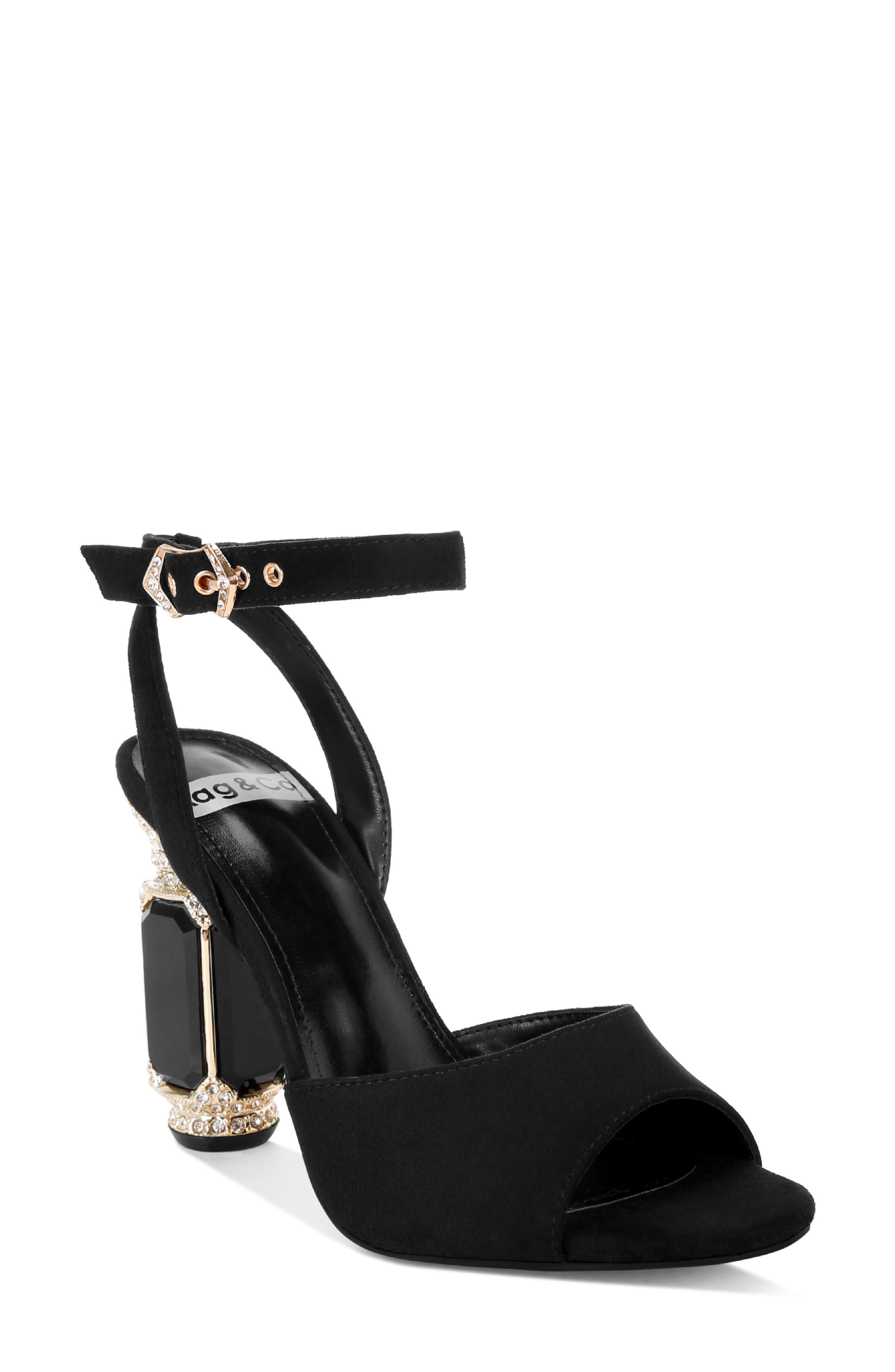 Raome Embellished Heel Sandal