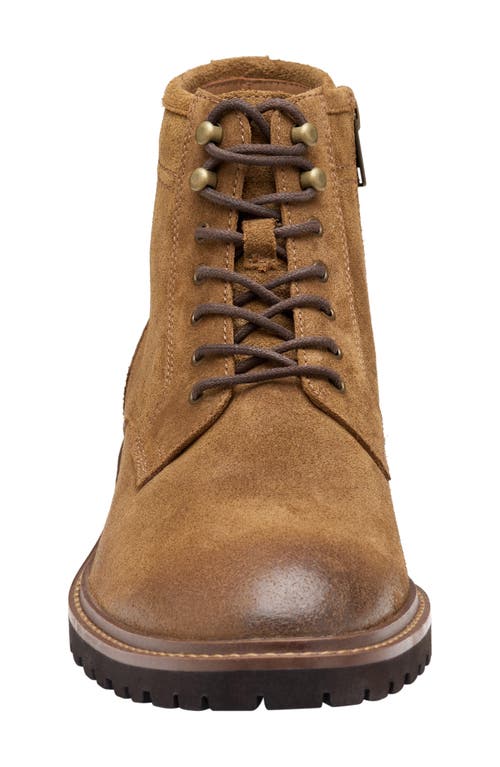 Johnston & Murphy Kelton Plain Toe Boot In Brown