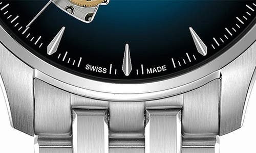 Hamilton Jazzmaster Open Heart Auto In Blue