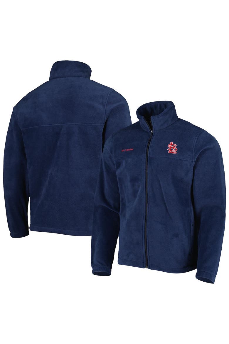 Men's Columbia Navy St. Louis Cardinals Steens Mountain Full-Zip Jacket, Main, color, Navy