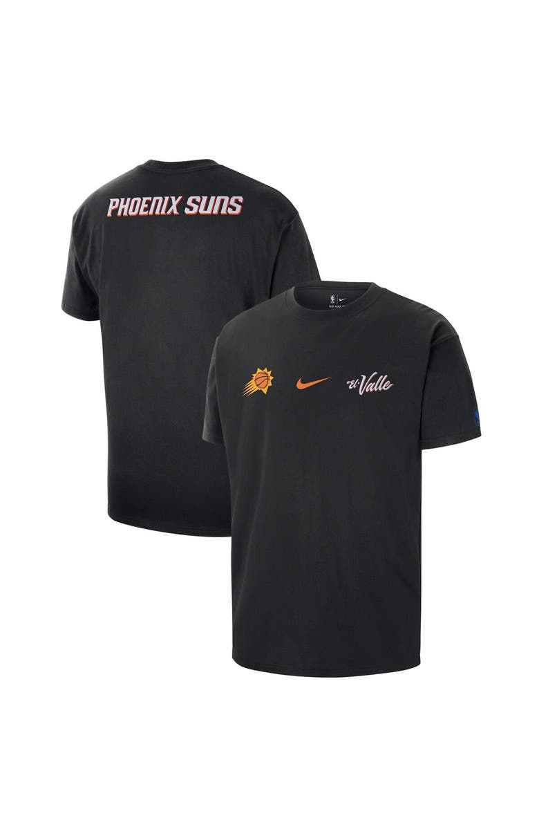 Nike Men's Nike Black Phoenix Suns 2023/24 City Edition Courtside Max90 T-Shirt, Alternate, color,