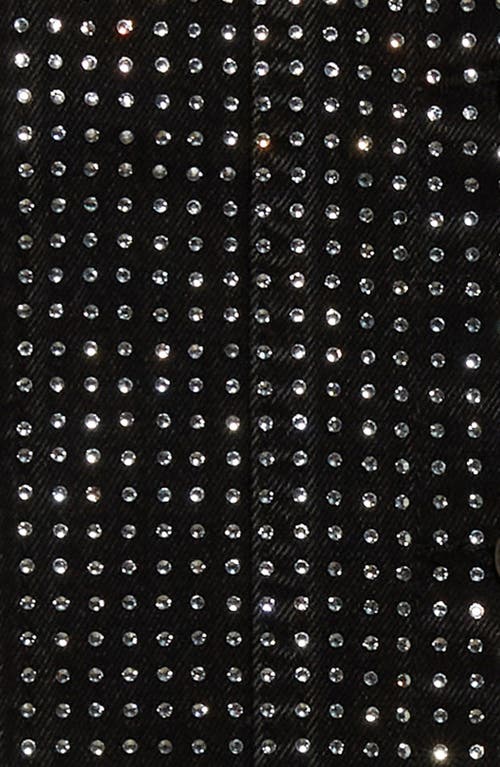 Veronica Beard Slate Rhinestone Dickey In Black