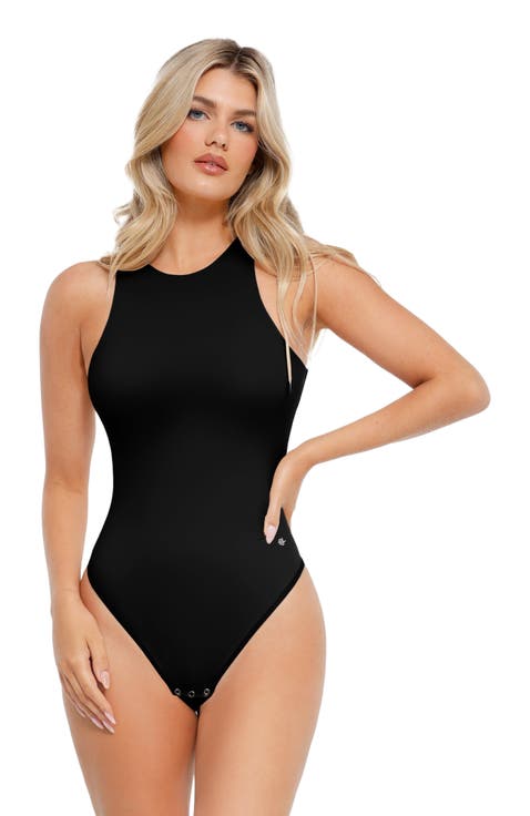 Shapewear Cloudsense Sleeveless Cutaway Round Neck Bodysuit