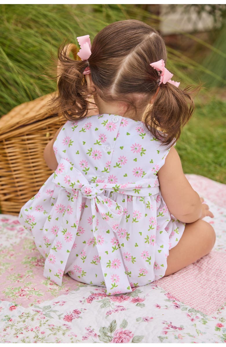Little English Floral Simply Smocked Bubble, Alternate, color, Meriwether Floral