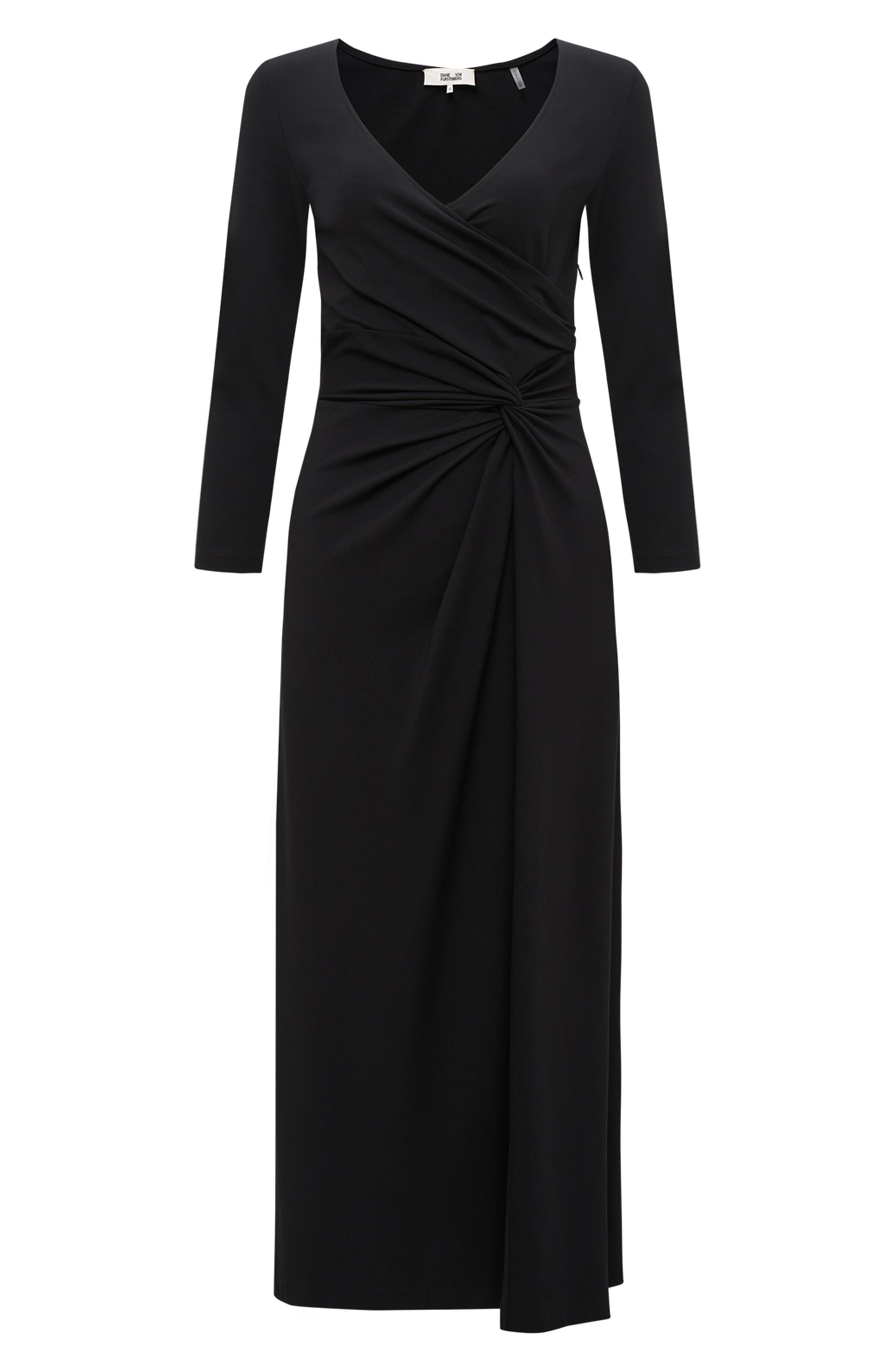 Shiri Gathered Long Sleeve Maxi Dress