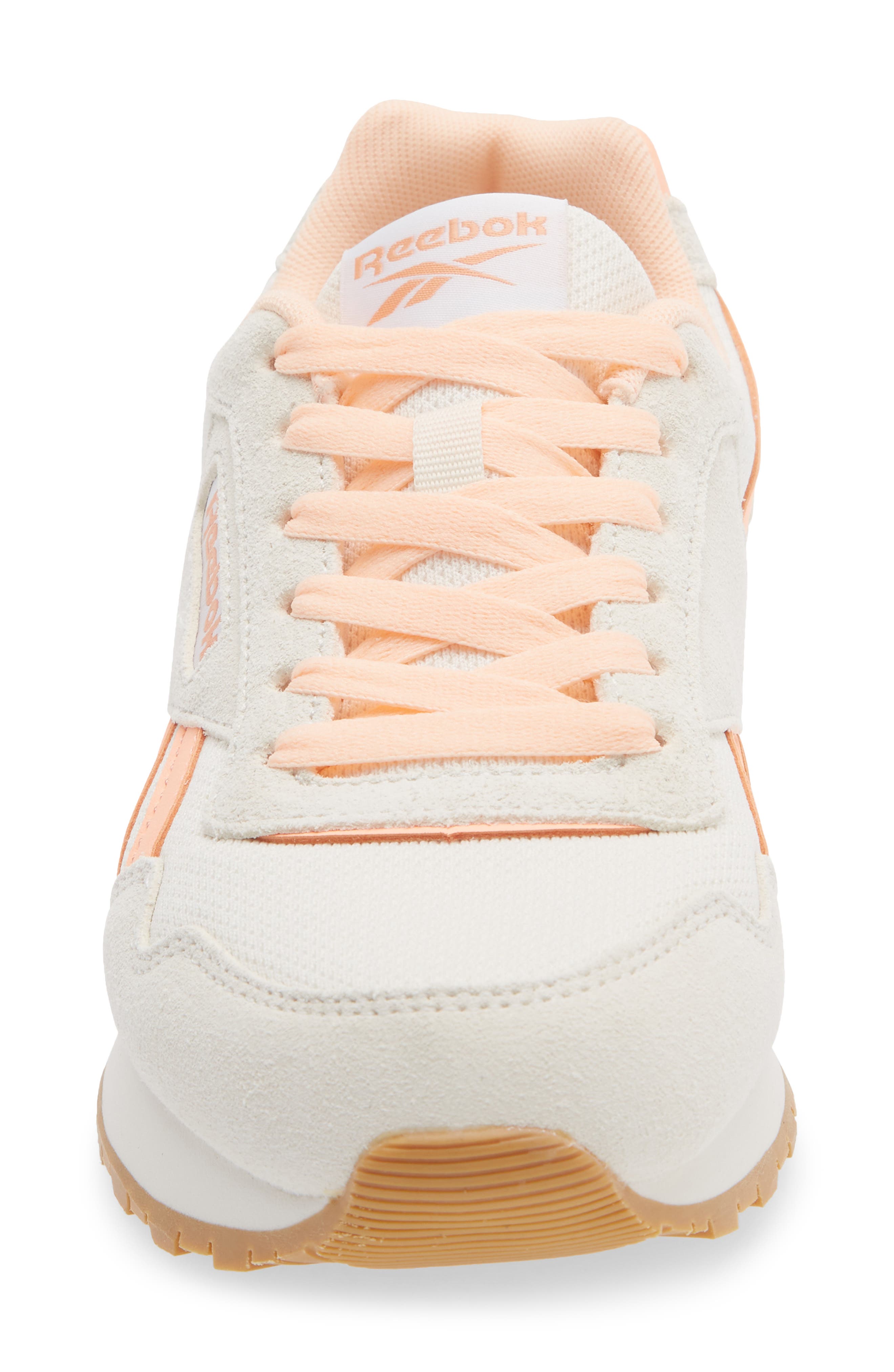 Reebok Glide Sneaker, Alternate, color, Chalk/Future Peach