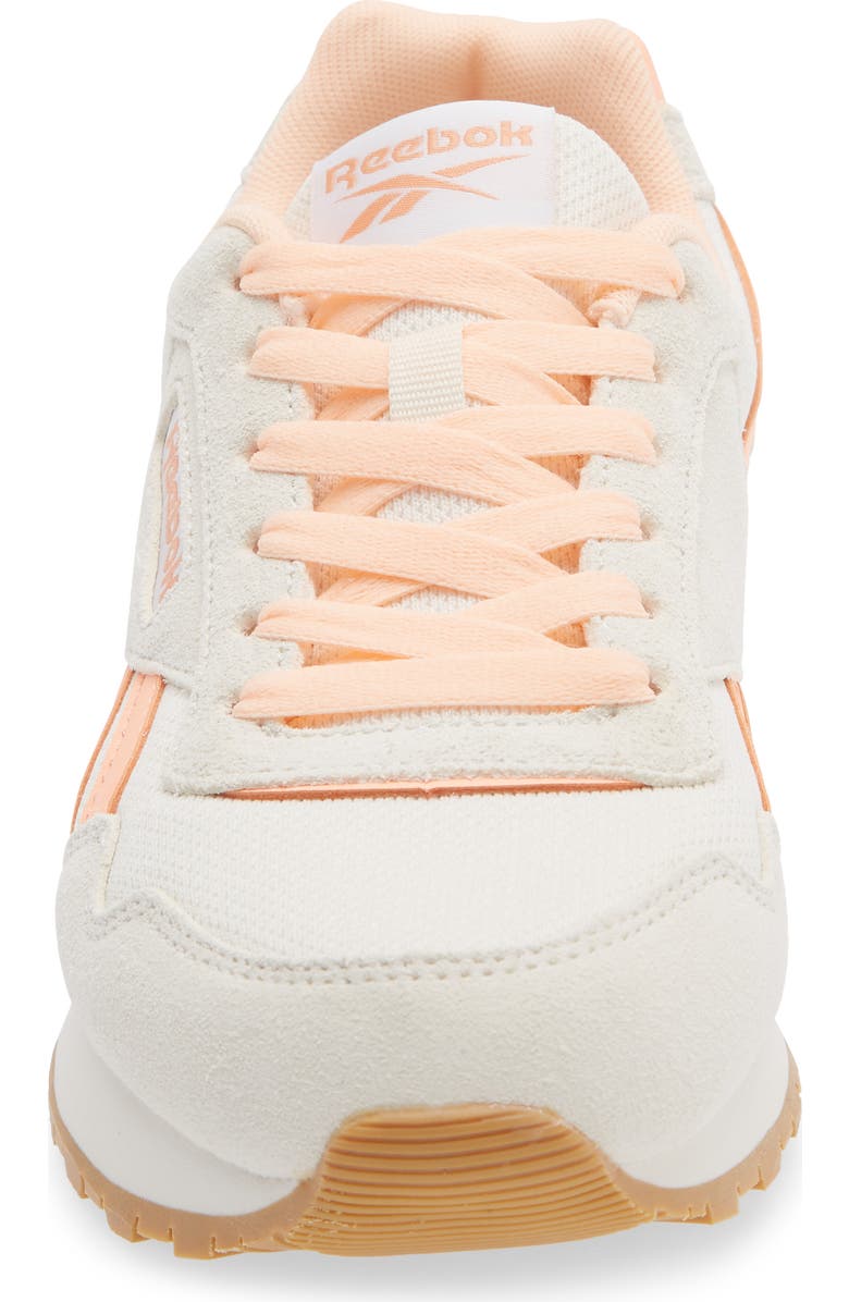 Reebok Glide Sneaker, Alternate, color, Chalk/Future Peach