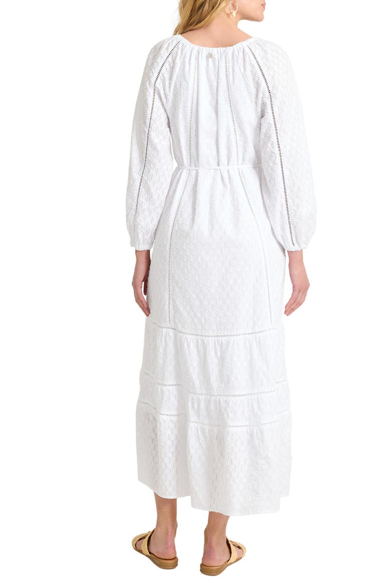 Palm Cove Cotton Maxi Dress, Alternate, color, WHITE