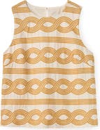 Cartolina Celeste Embroidered Tank