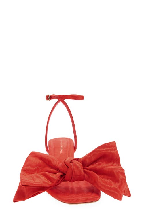 Loeffler Randall Carmen Ankle Strap Sandal In Red