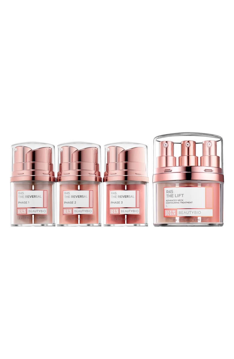 BeautyBio Full Size R45 The Reversal 3-Phase Skin Transforming Treatment Set $235 Value, Main, color,