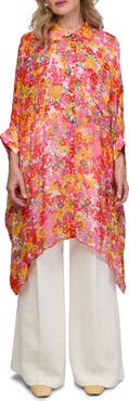 SAACHI Floral Print Cover-Up Kaftan