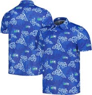 Reyn Spooner Men's Reyn Spooner Royal Seattle Seahawks Throwback Pua Performance Polo