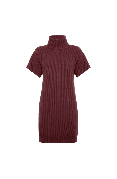 English rib knit dress