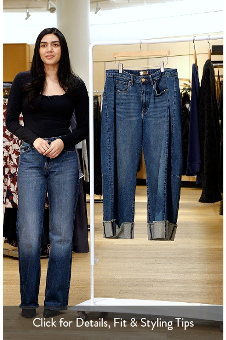 Meg Cuffed Wide Leg Jeans video