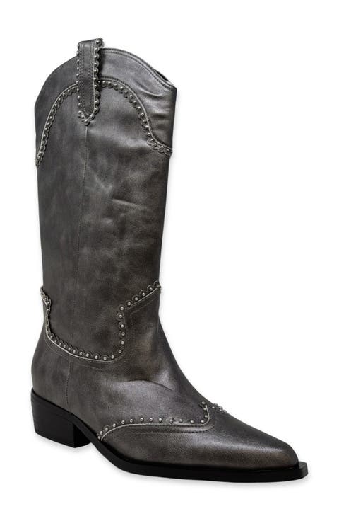 Ventura Faux Leather Western Boot