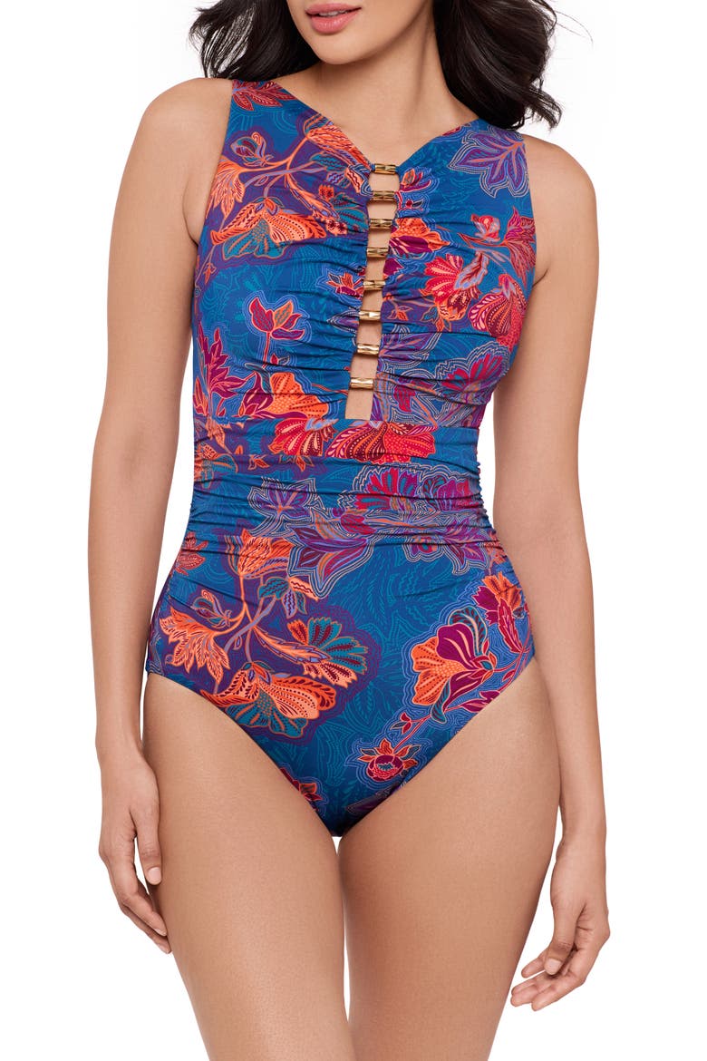Decoupage Swizzle One-Piece Swimsuit (Women) | Nordstrom