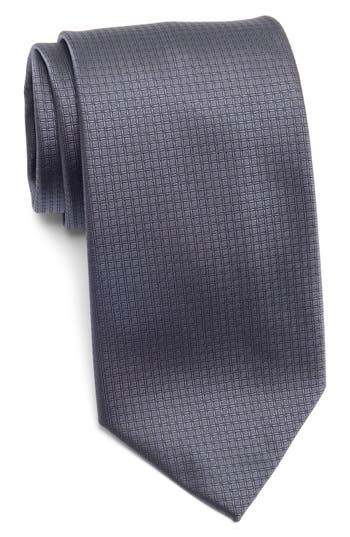 Tom Baine Geo Jacquard Tie In Blue