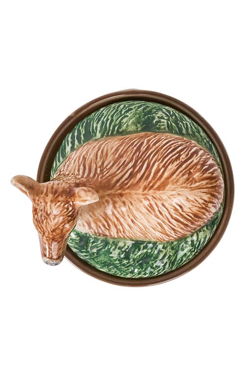 Juliska Forest Walk Deer Bowl With Lid In Multi