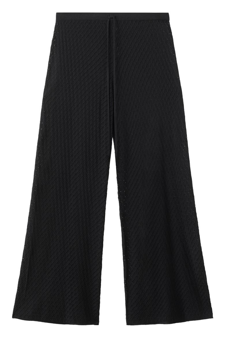 Straight Leg Knit Pants, Alternate, color, BLACK