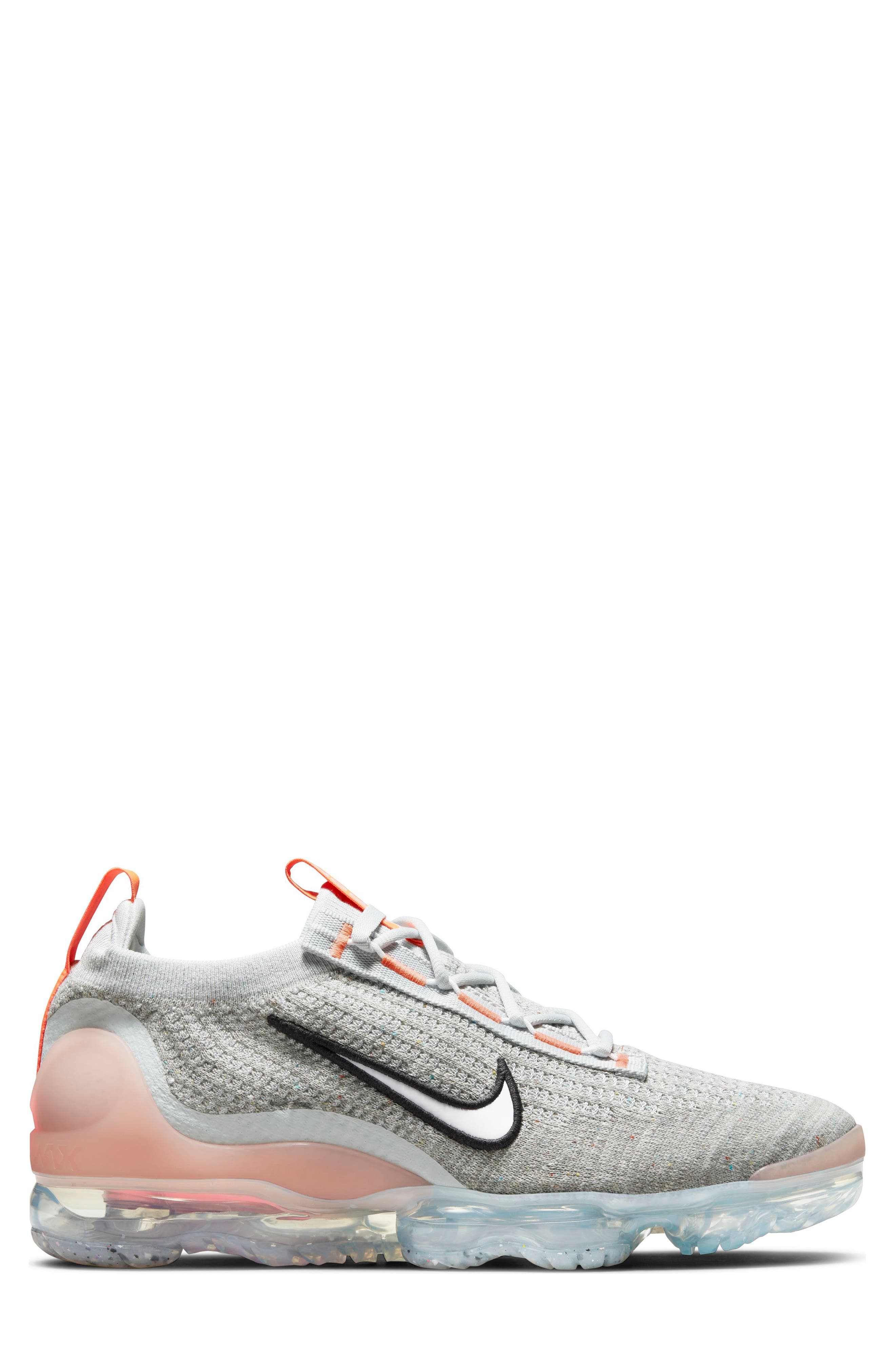 Air VaporMax 2021 FK Sneaker, Alternate, color, GREY/ WHITE/ YELLOW