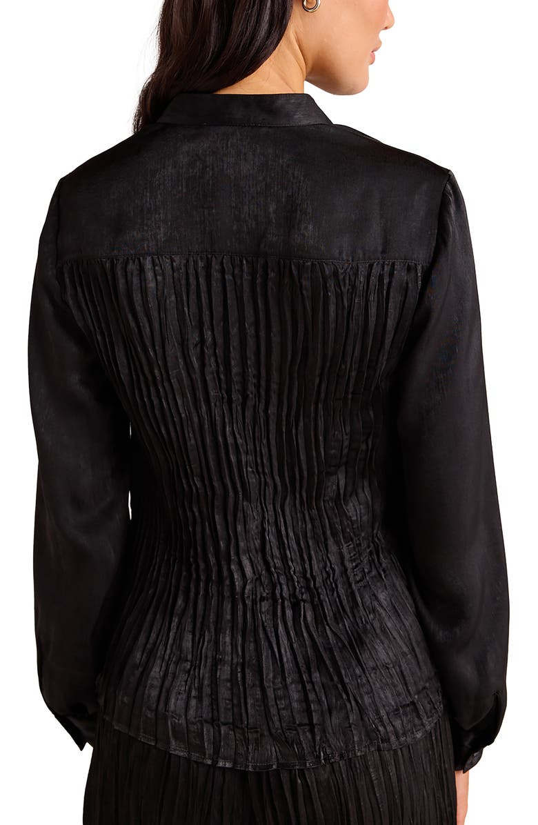 Bella Dahl Pleated Button-Up Shirt, Alternate, color, 