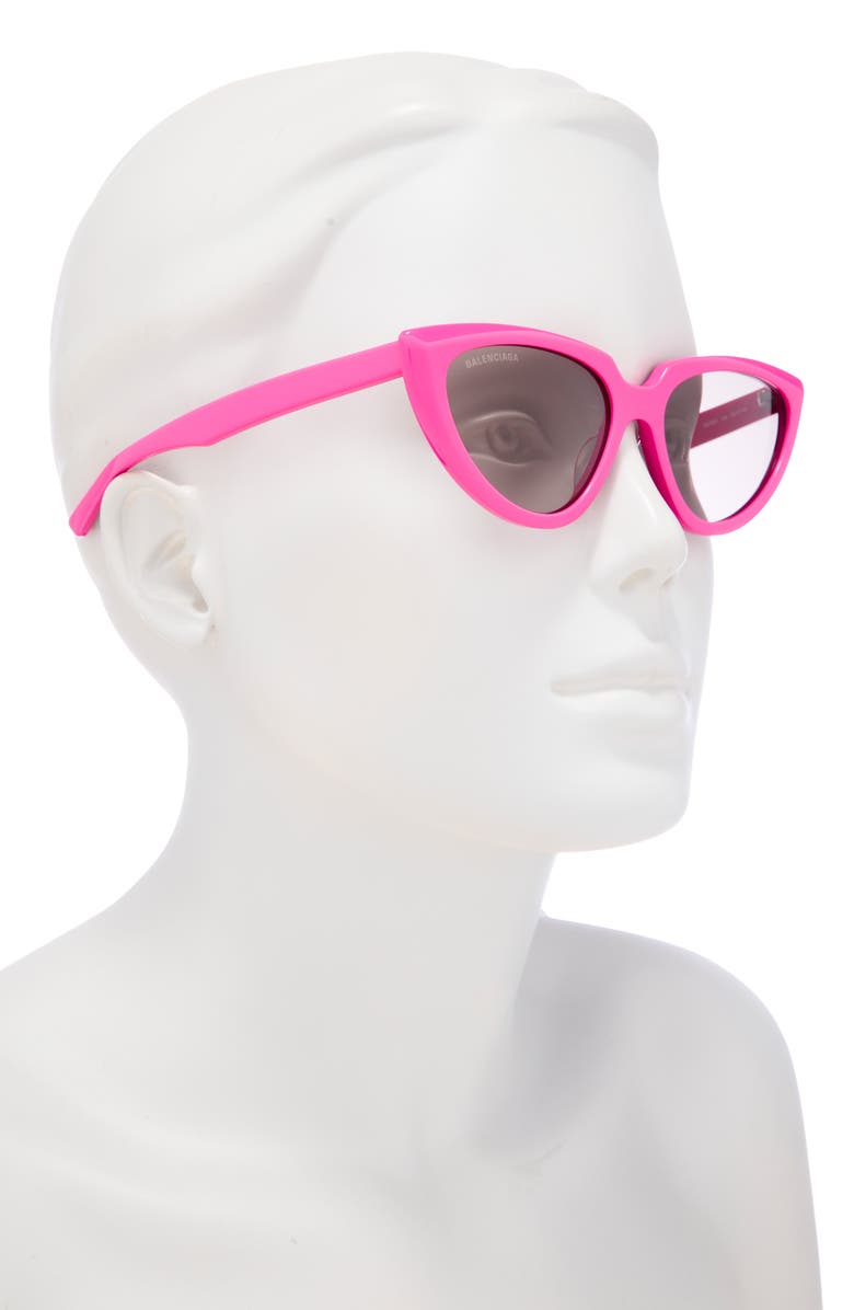 Balenciaga 55mm Cat Eye Sunglasses, Alternate, color, 