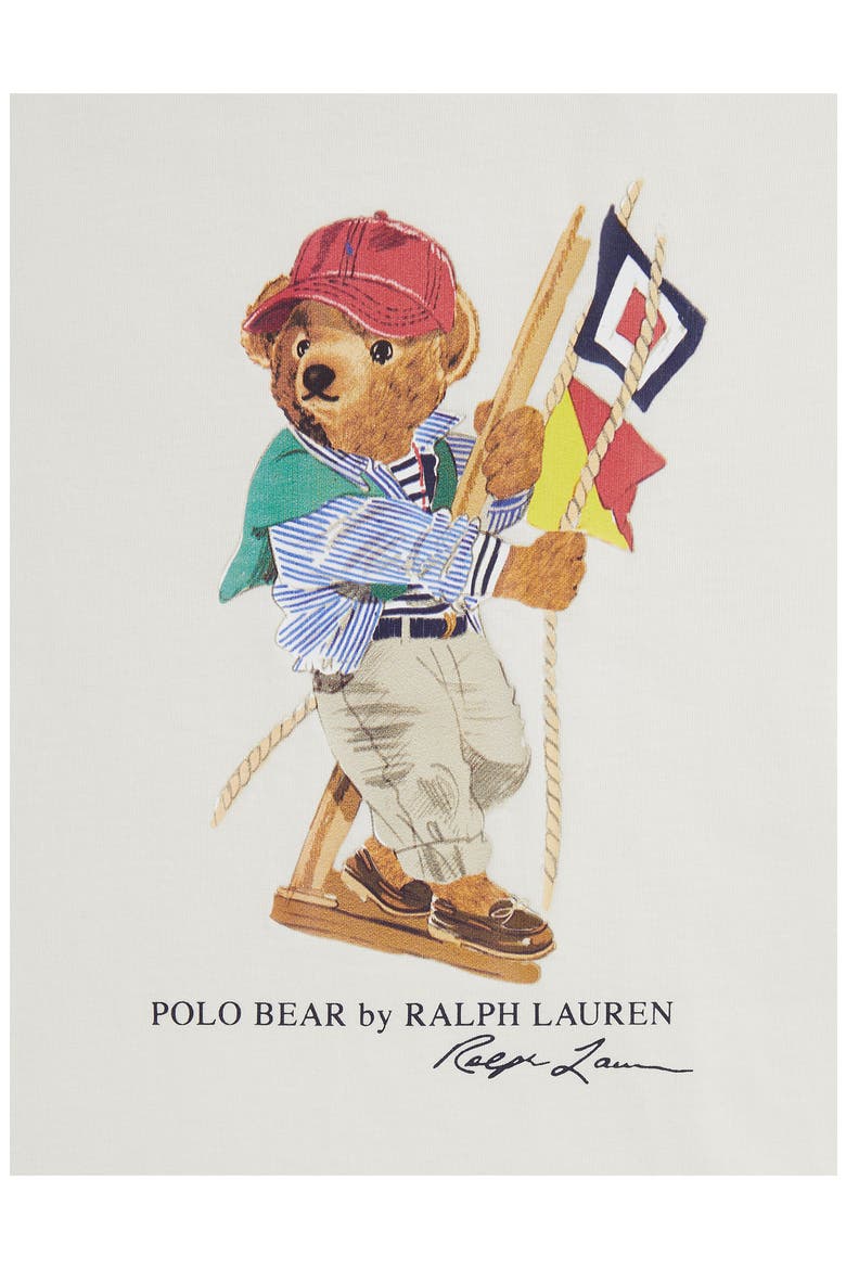 Kids' Polo Bear Cotton Graphic T-Shirt, Alternate, color, DECK WASH WHITE