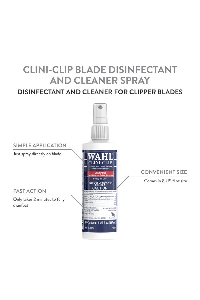 Clini-clip blade disinfectant and cleaner spray, Alternate, color, None