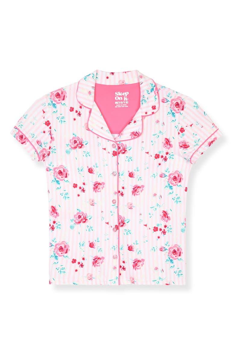 SLEEP ON IT Kids' Print Three-Piece Short Pajamas, Alternate, color,