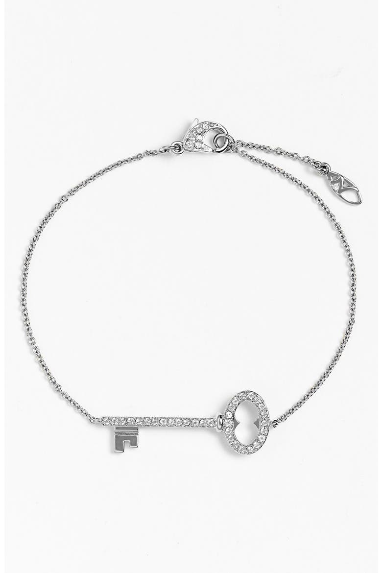 Key Station Bracelet (Nordstrom Exclusive), Alternate, color, KEY- SILVER/ CLEAR
