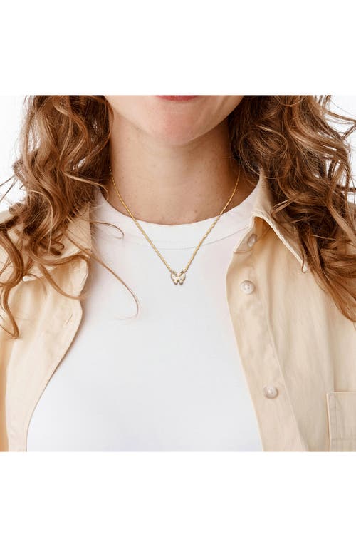 Delmar Diamond Butterfly Pendant Necklace In Gold