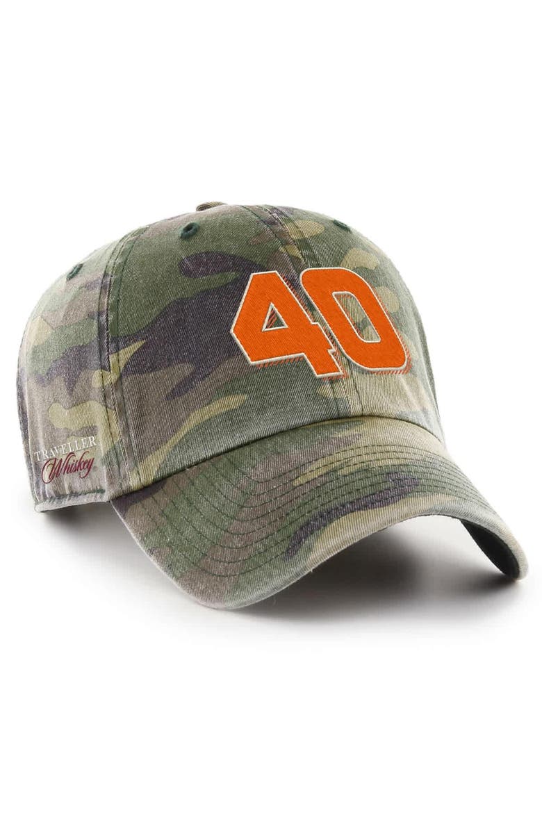 Men's '47  Camo Justin Allgaier Traveller Whiskey Clean Up Adjustable Hat, Main, color, Camo