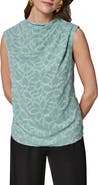 Donna Karan New York Gathered Texture Sleeveless Top