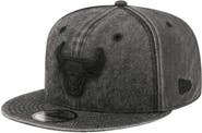 New Era Men's New Era  Black Chicago Bulls Washed Tonal 9FIFTY Snapback Hat